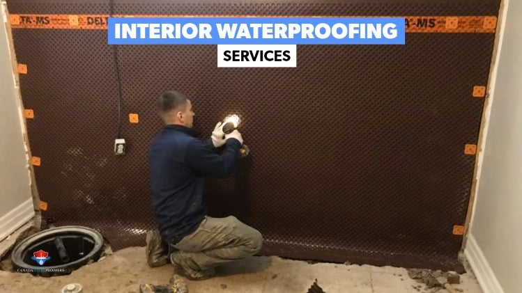 Here's our interior basement waterproofing step by step process! Award winning waterproofing!
